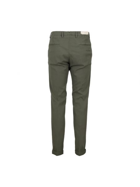 Pantalones chinos de algodón lyocell Briglia verde