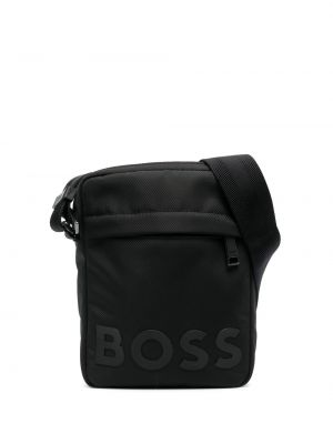 Tasche mit print Boss schwarz