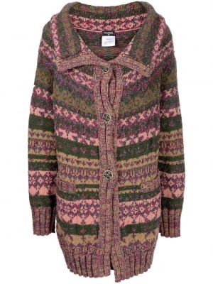Cardigan en tricot Chanel Pre-owned rose
