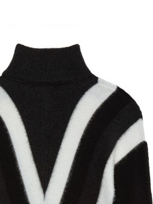 Sweter wełniany z nadrukiem Saint Laurent