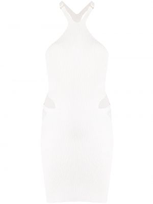 Bílé šaty bez rukávů Dion Lee