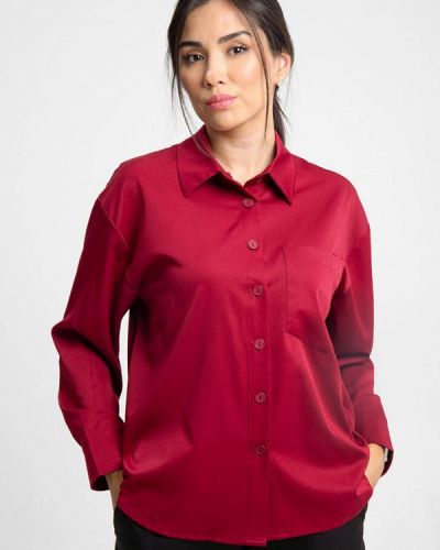 Рубашка с длинным рукавом Veronika Bulgakova, бордовая
