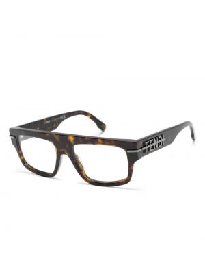 Brýle Fendi Eyewear hnědé