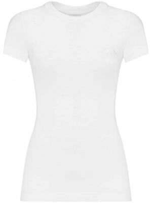 Bavlněné tričko Alexander Mcqueen bílé