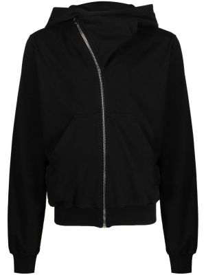 Asymmetrisk hette cardigan Rick Owens Drkshdw svart