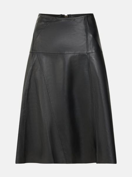 Кожаная юбка Cigno Nero черная
