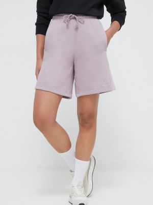 Pantaloni sport cu talie înaltă Adidas violet