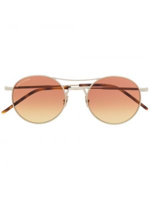 Слънчеви очила с градиентным принтом Saint Laurent Eyewear златисто