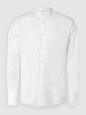 Koszula ze stójką Lindbergh biała