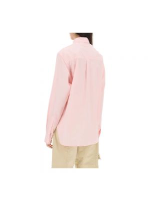 Blusa de algodón con bolsillos Saks Potts rosa