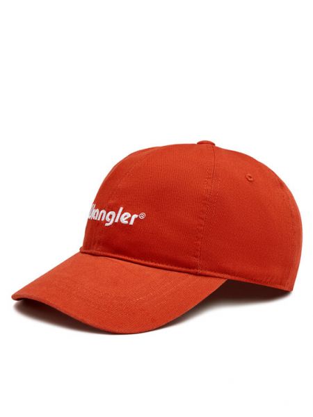 Kepurė su snapeliu Wrangler oranžinė