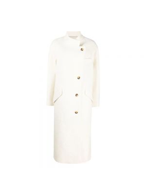 Płaszcz wełniany Isabel Marant Etoile biały