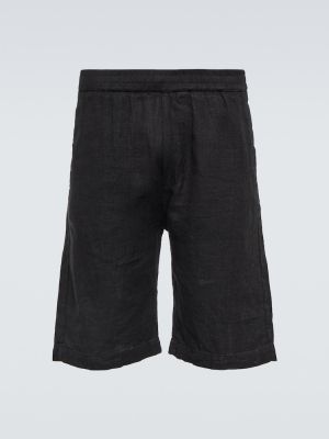 Pantalones cortos de algodón Barena Venezia negro
