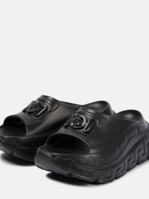 Pantofi cu platformă Versace negru