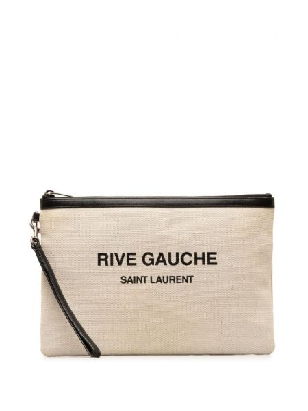 Чанта тип „портмоне“ Saint Laurent Pre-owned бяло