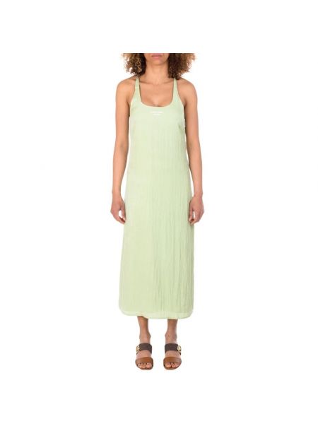 Sukienka długa Calvin Klein zielona