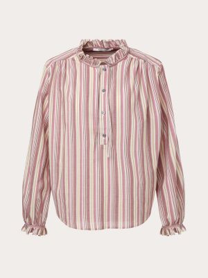 Blusa de algodón Pomandère rosa
