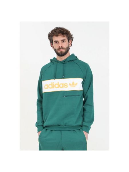 Bluza z kapturem Adidas Originals zielona