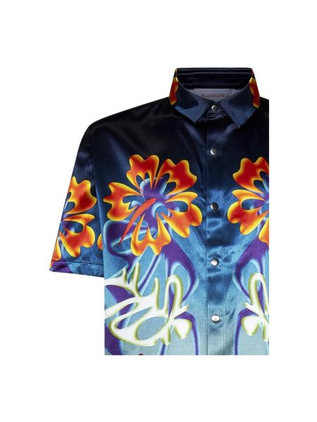 Camisa de flores con estampado Bluemarble