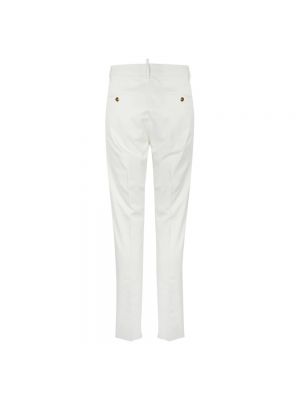 Pantalones slim fit Dsquared2 blanco
