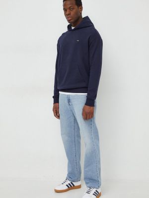 Pulover s kapuco Calvin Klein modra