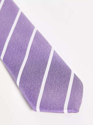 Фиолетовый галстук в полоску Harry Brown