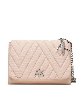 Estélyi táska Armani Exchange rózsaszín