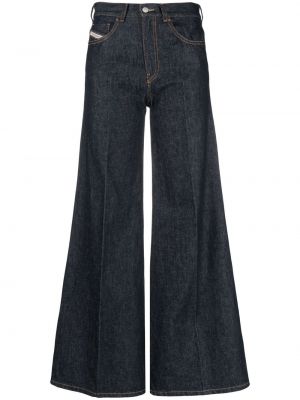 High waist bootcut jeans ausgestellt Diesel blau