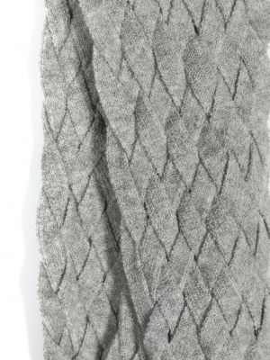 Pletený šál Isa Boulder šedý