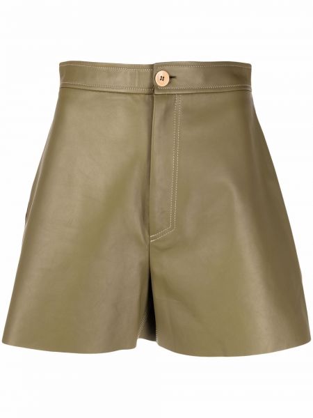 Pantalones cortos de cintura alta Aeron verde