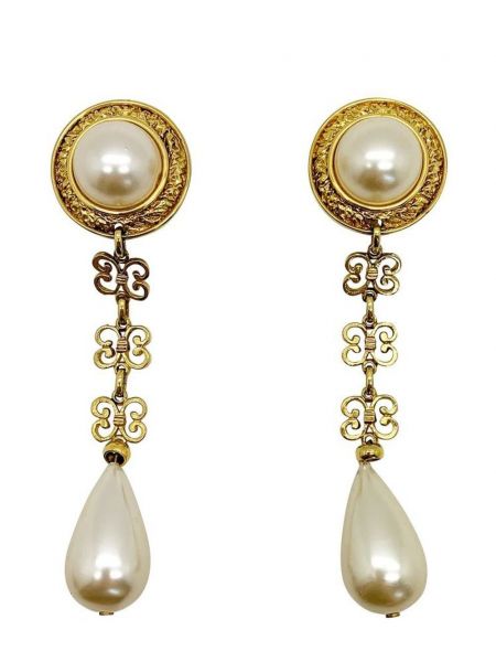 Náušnice s perlami Jennifer Gibson Jewellery zlatá