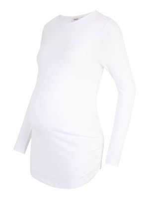 Marškinėliai Only Maternity balta