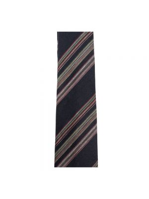 Corbata de lino Paul Smith negro