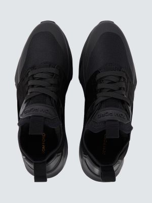 Sneakerși plasă Tom Ford negru