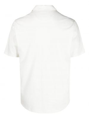 Bavlněná košile s knoflíky Vince bílá