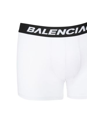 Bavlněné boxerky Balenciaga bílé