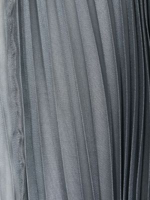 Schal mit geknöpfter mit plisseefalten Giorgio Armani grau