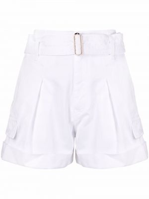 Plissert shorts Dondup hvit