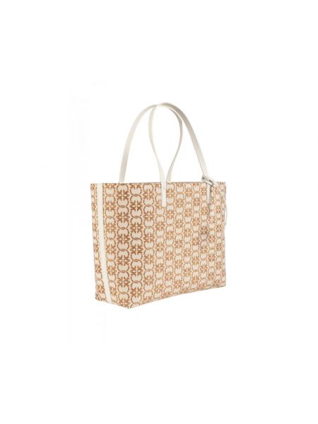 Shopper handtasche mit taschen Pinko beige