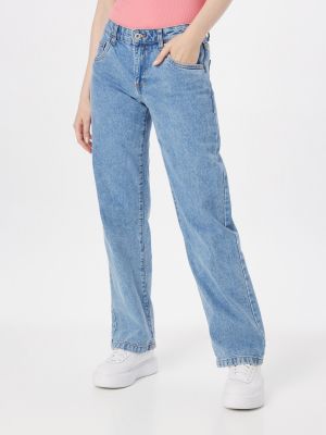 Bavlnené džínsy s rovným strihom Cotton On modrá
