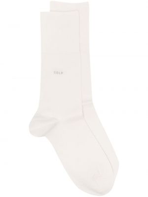 Чорапи бродирани Cdlp бяло
