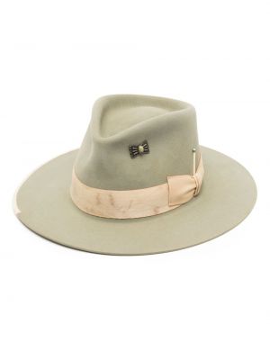 Pălărie de lână din fetru Nick Fouquet verde