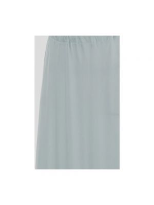 Falda larga de viscosa Jil Sander azul