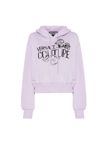 Hoodie Versace Jeans Couture lila