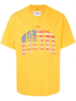 Camiseta Doublet amarillo