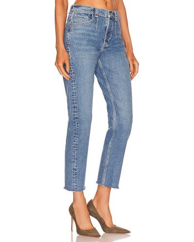 Straight fit jean pantolon Free People mavi