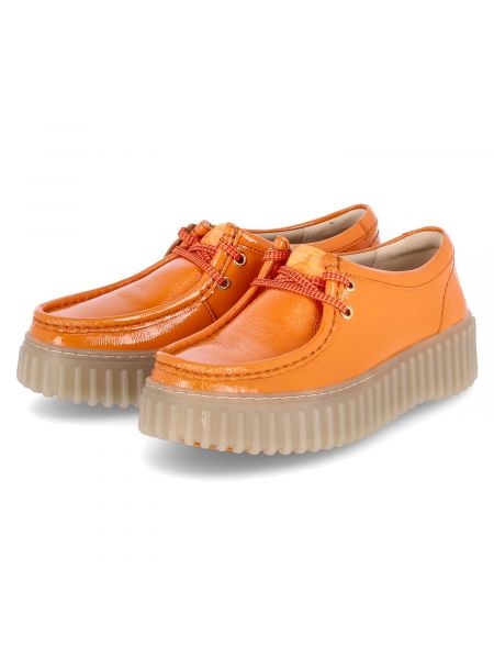 Ботинки Clarks оранжевые
