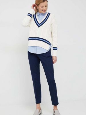 Pamučni pulover Polo Ralph Lauren bež