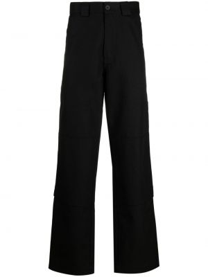 Bavlněné rovné kalhoty Gr10k černé