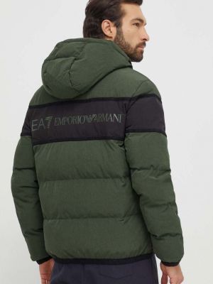 Téli kabát Ea7 Emporio Armani zöld